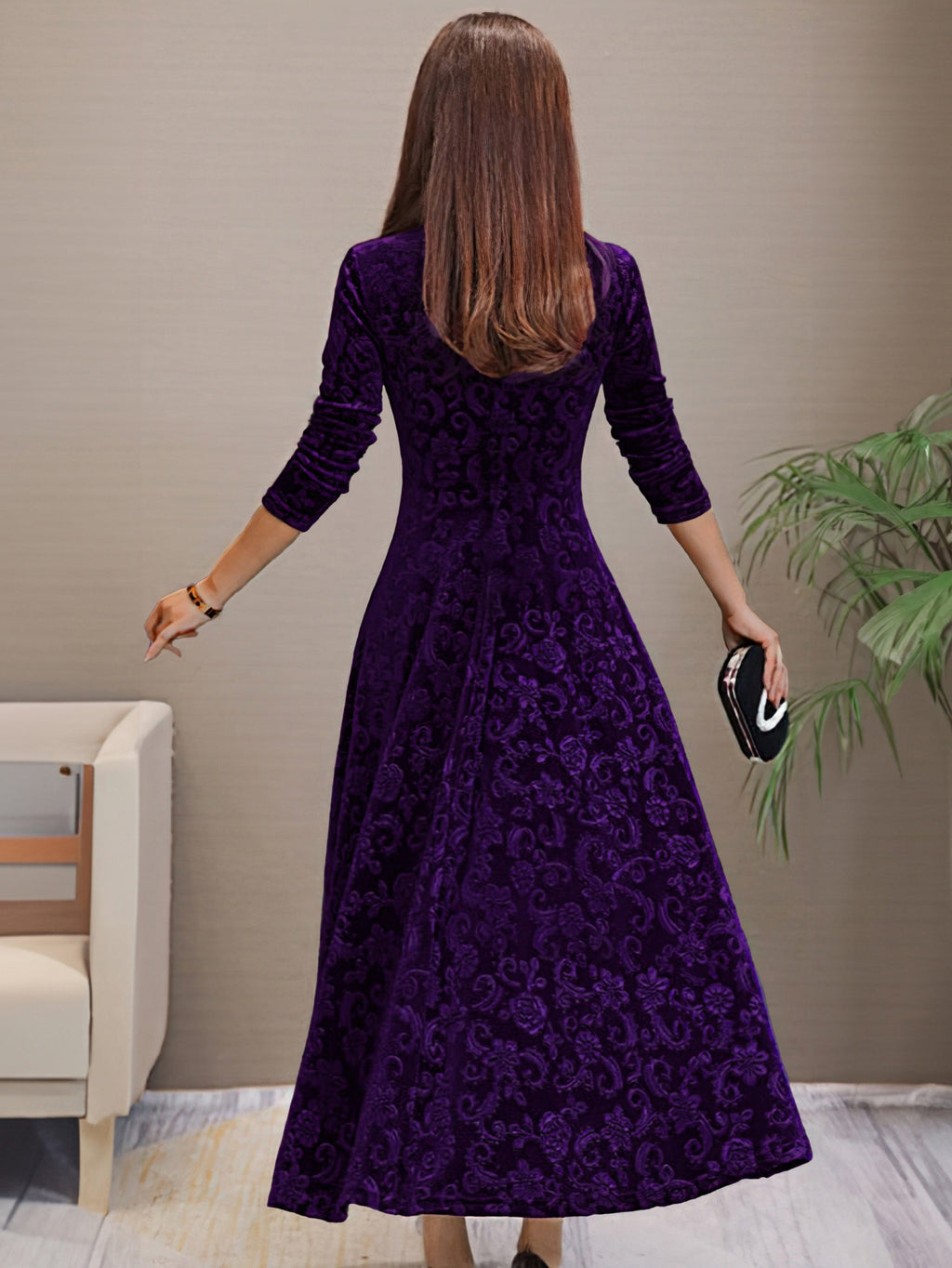 Denise | Holiday Velvet Elegance Jurk