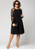Edyth™ Elegante Kanten Jurk