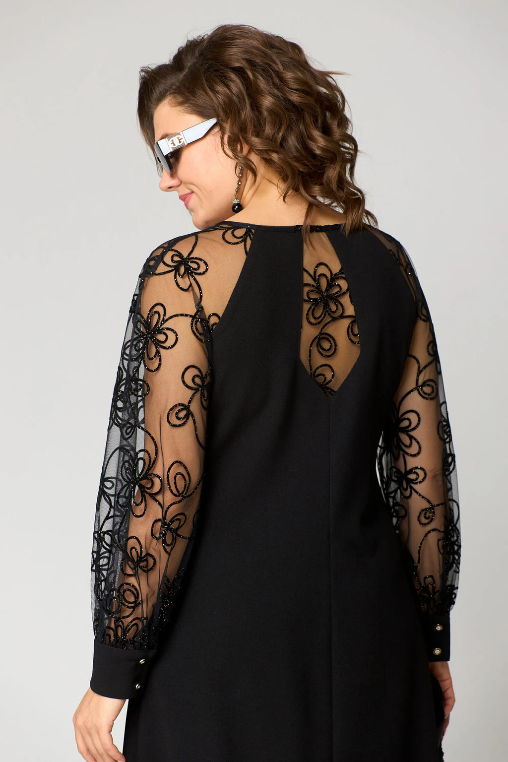 Edyth™ Elegante Kanten Jurk
