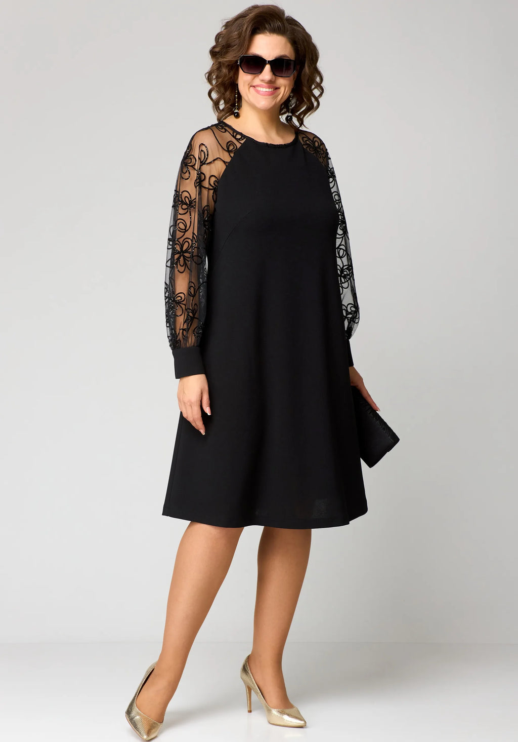 Edyth™ Elegante Kanten Jurk