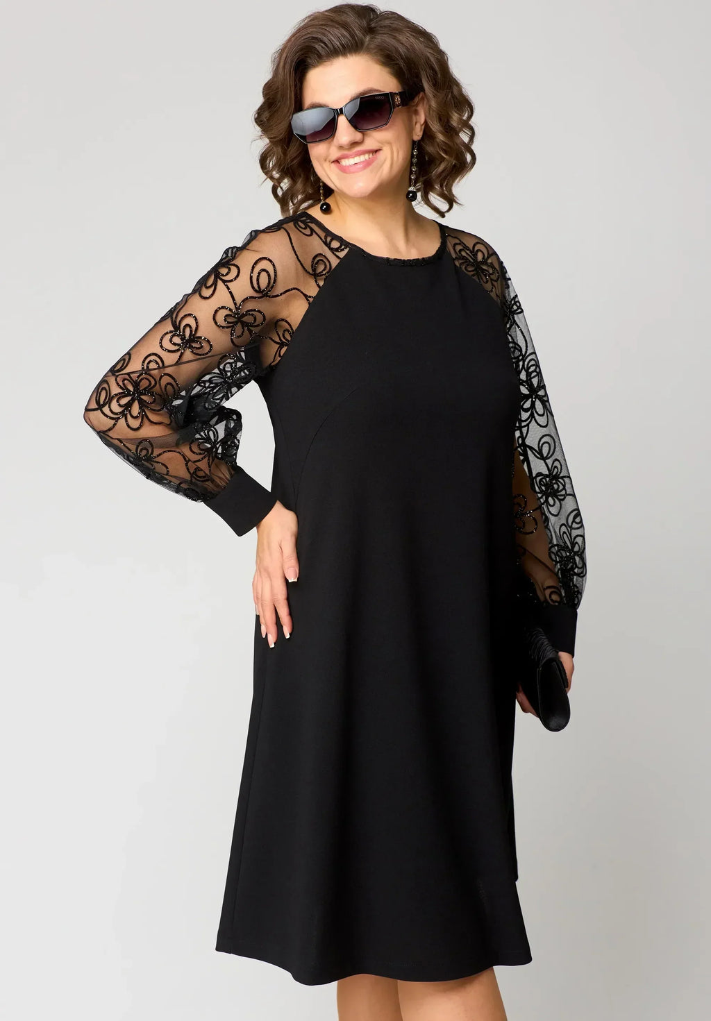 Edyth™ Elegante Kanten Jurk