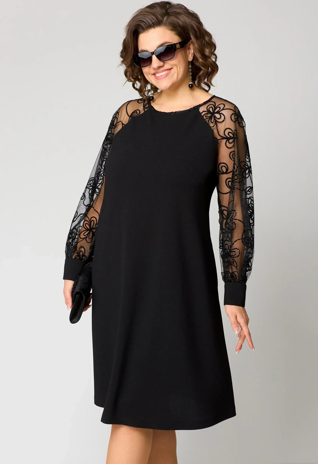 Edyth™ Elegante Kanten Jurk
