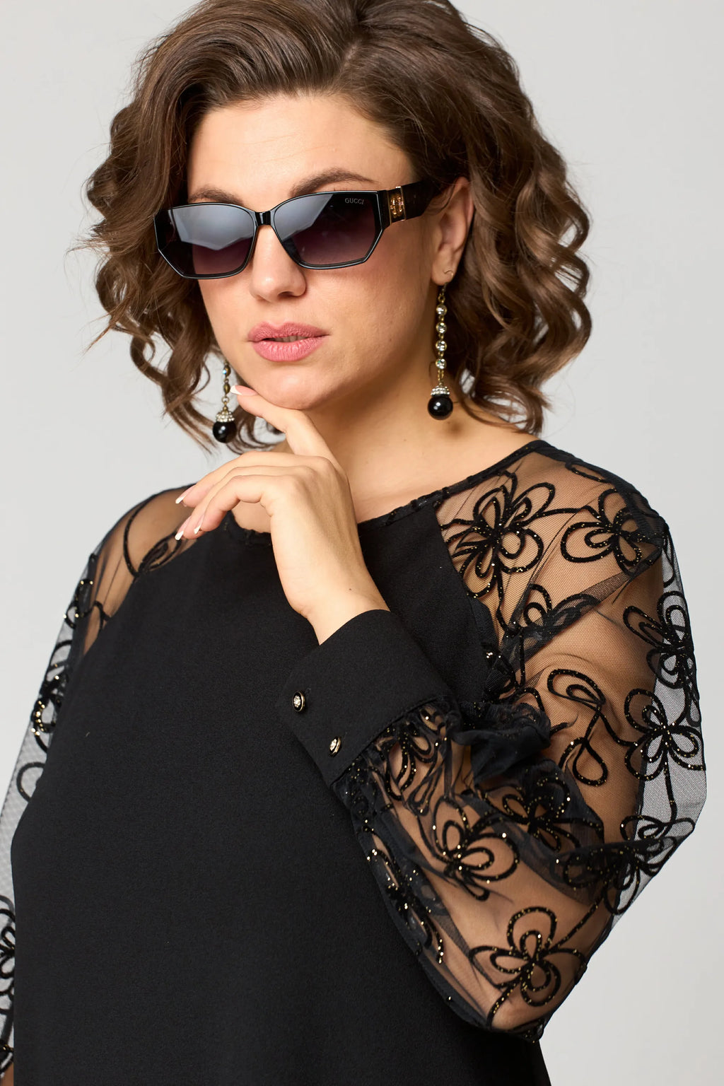Edyth™ Elegante Kanten Jurk