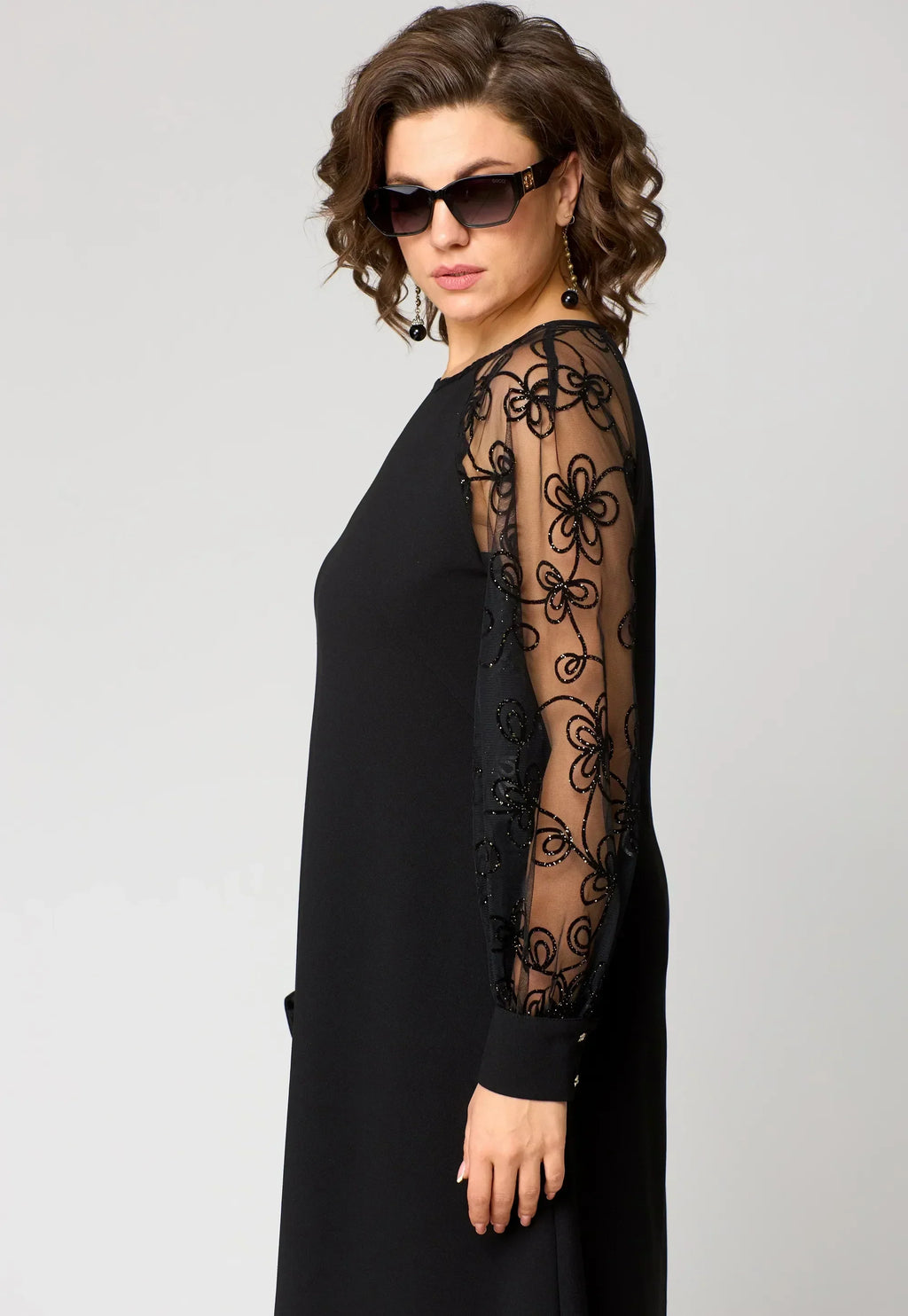 Edyth™ Elegante Kanten Jurk