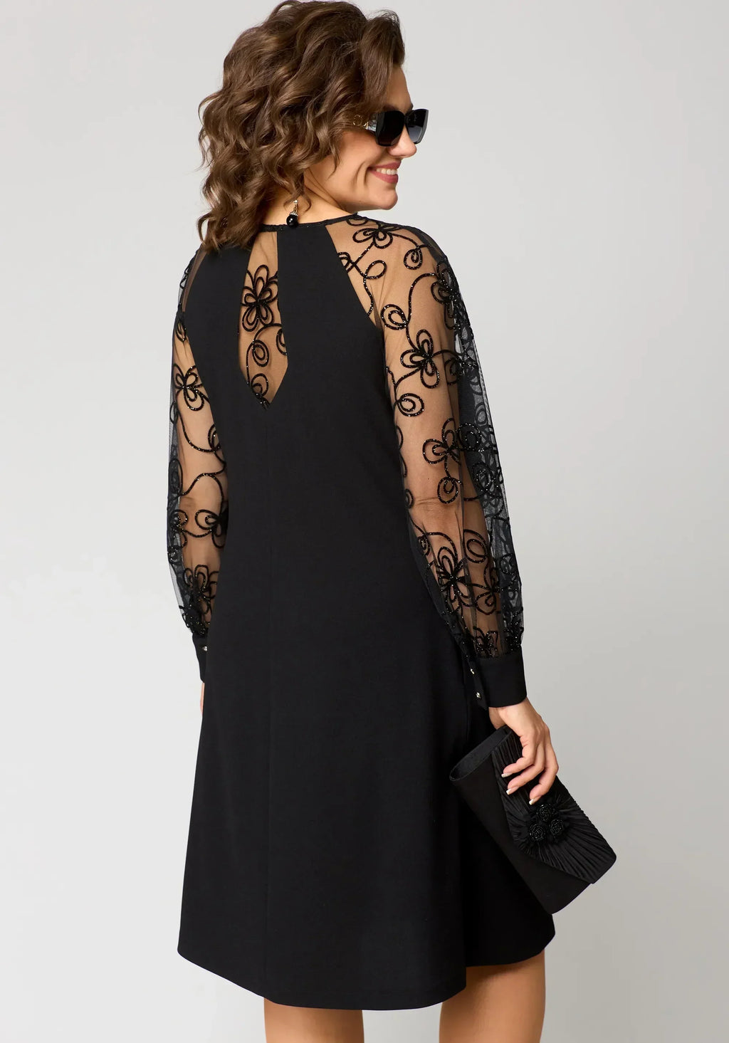 Edyth™ Elegante Kanten Jurk
