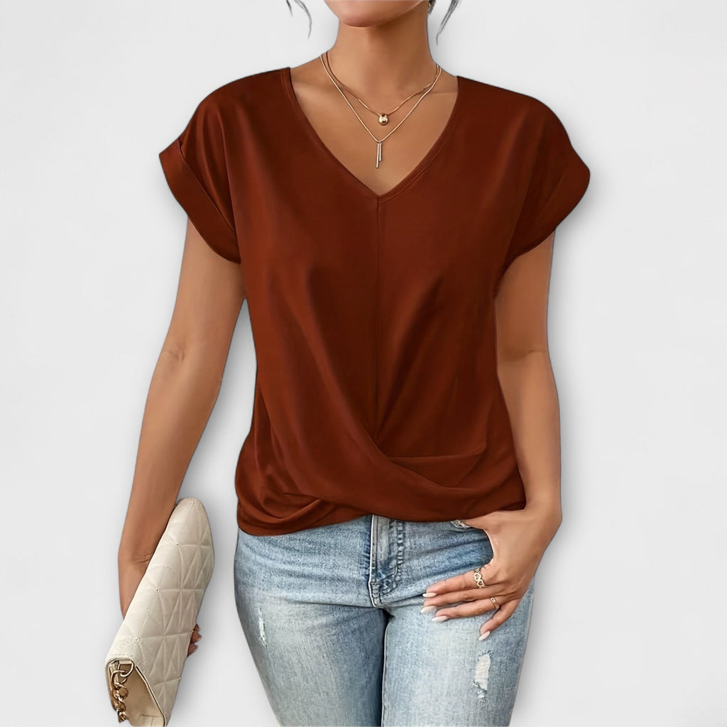 Carlinda | Elegante V-hals Top