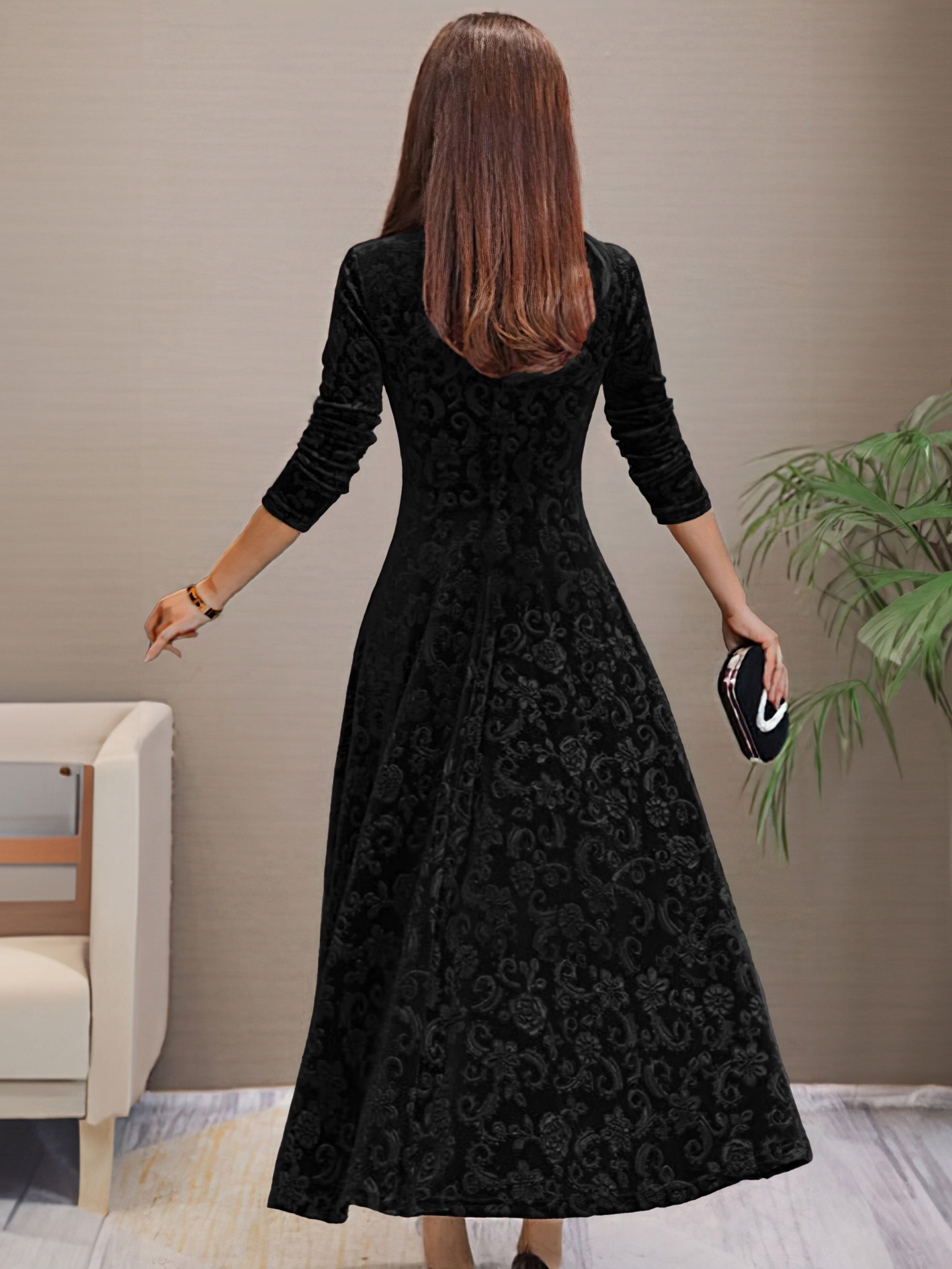 Denise | Holiday Velvet Elegance Jurk