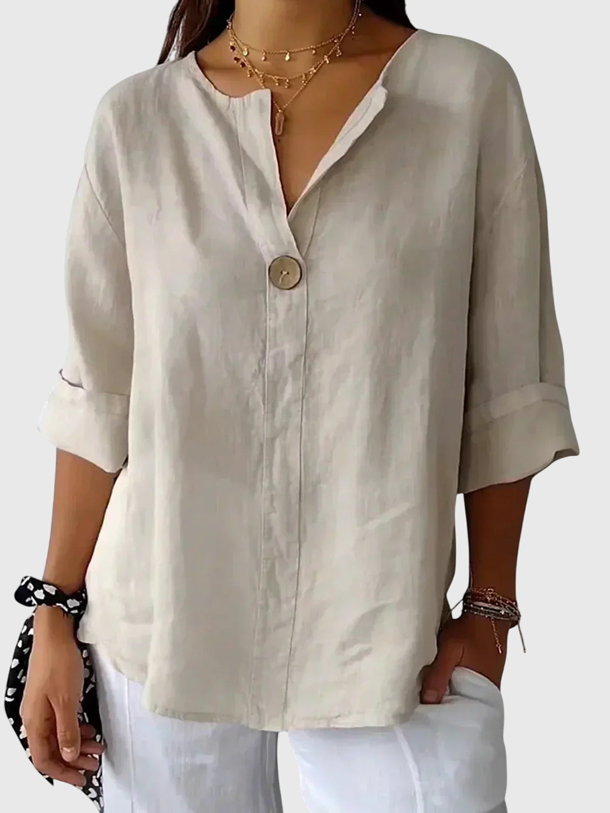 Gemma™ | Chique Comfort Blouse