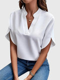 Beatrix™ | Zacht en Elegant V-hals Shirt
