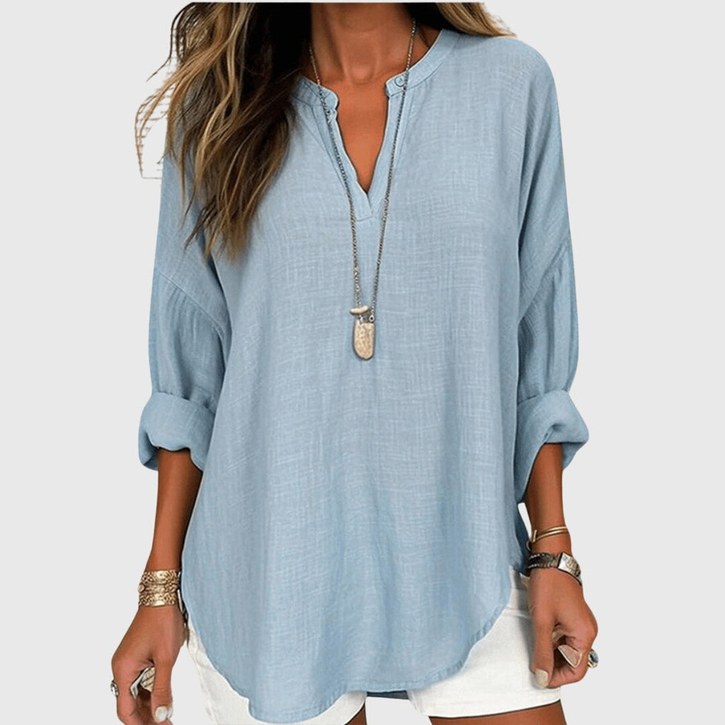Lenara™ | Soepelvallend Elegant Strandoverhemd