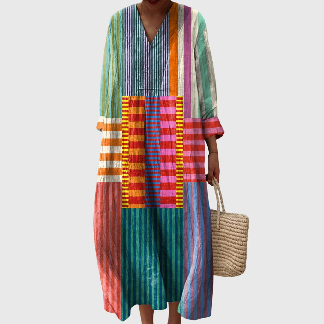Stephanie™ | Geometrische Jurk