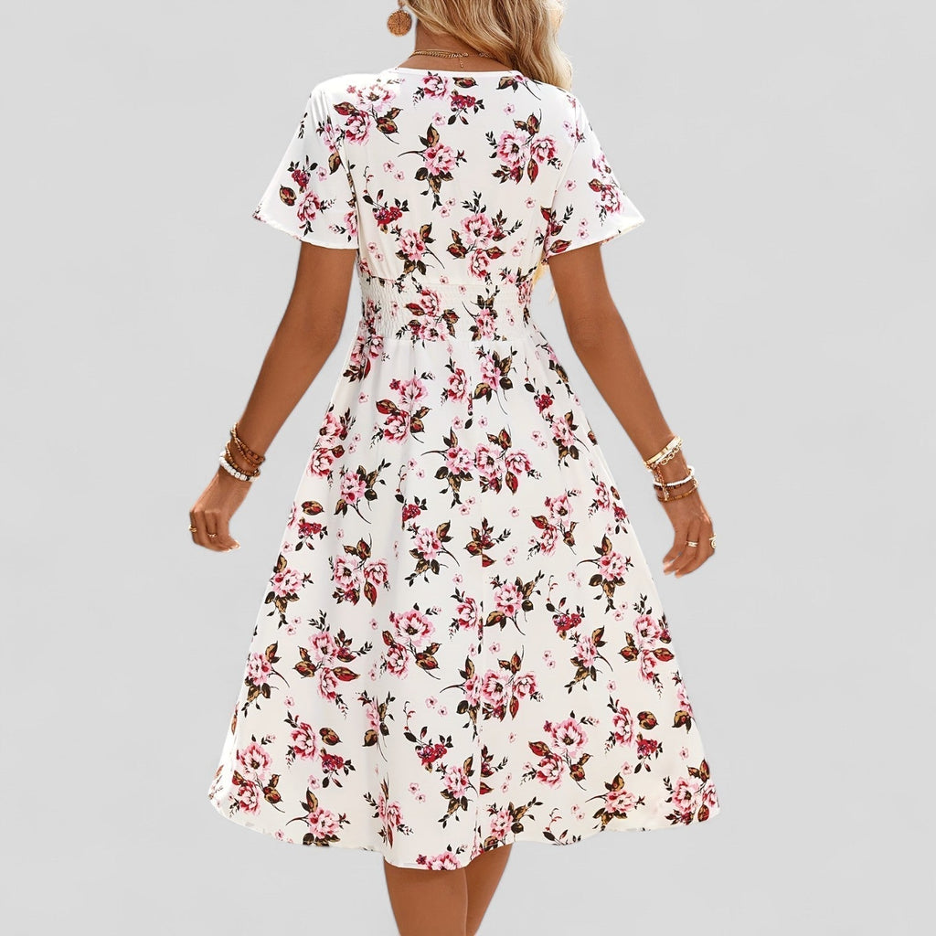 Gretalise | Comfortabele zomerse midijurk