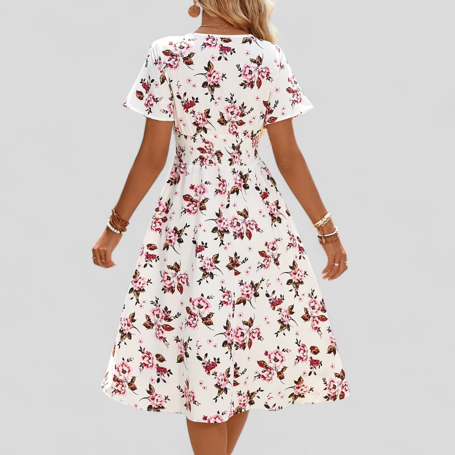 Gretalise | Comfortabele zomerse midijurk