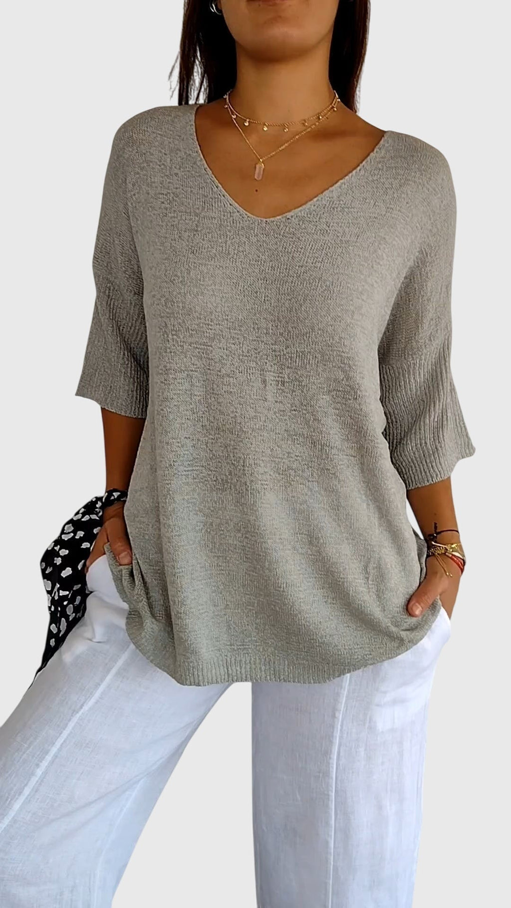 Cassandra™ | Elegante V-hals Top