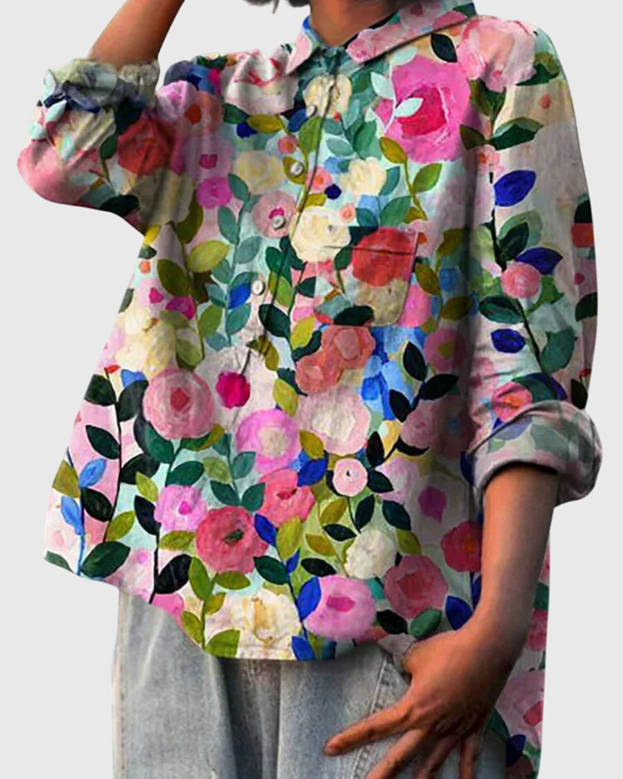 Valeria | Blouse met bloemenprint