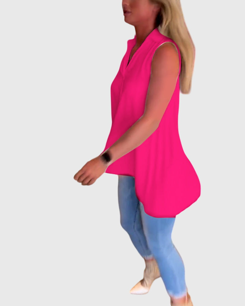 Lina™ | Mouwloze top