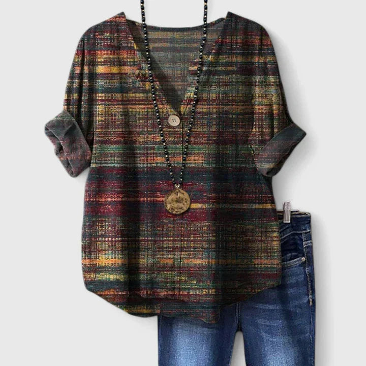 Chrystina | Geraffineerde blouse