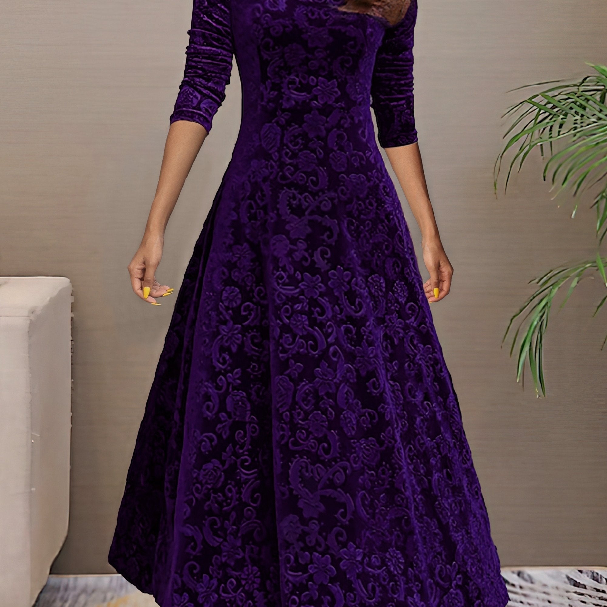 Denise | Holiday Velvet Elegance Jurk