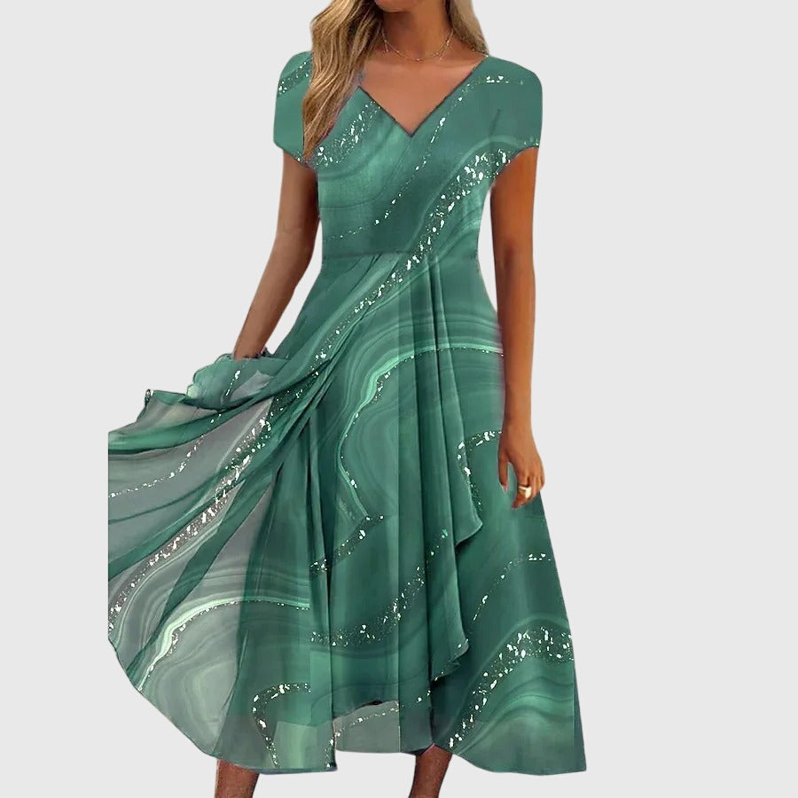 Aubrielle™ | Wijde Midi Jurk