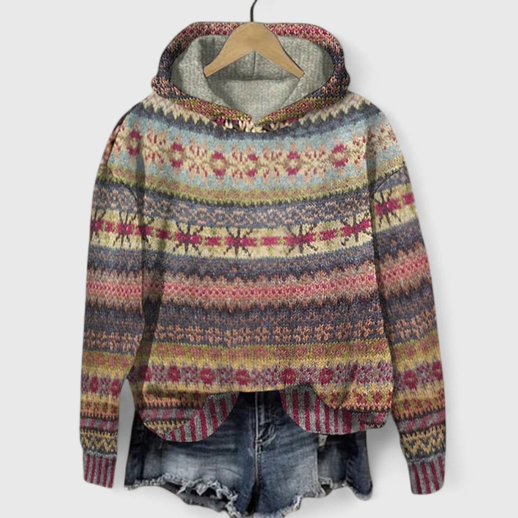 Zoe - Hoodie met retro-uitstraling