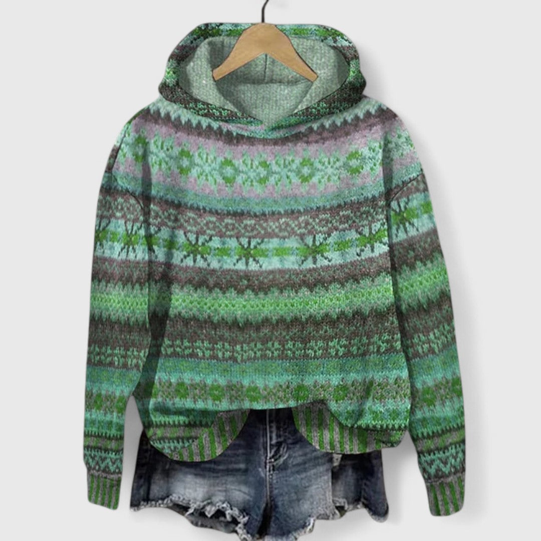 Zoe - Hoodie met retro-uitstraling