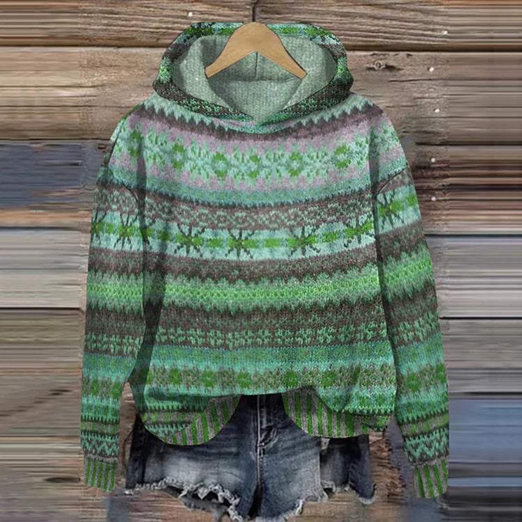 Tovira | Etnische Retro Hoodie