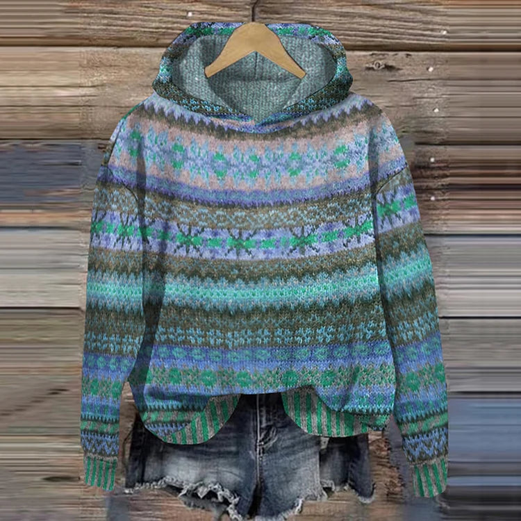 Tovira | Etnische Retro Hoodie