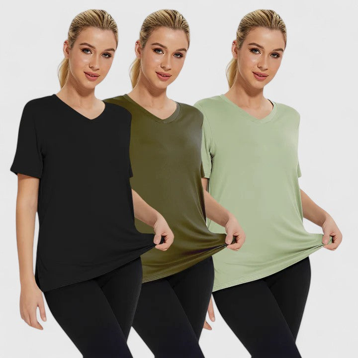 Samantha | Comfortabel T-shirt (Set van 3)