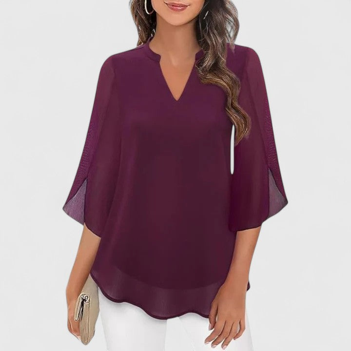 Ellie | Geraffineerde Blouse