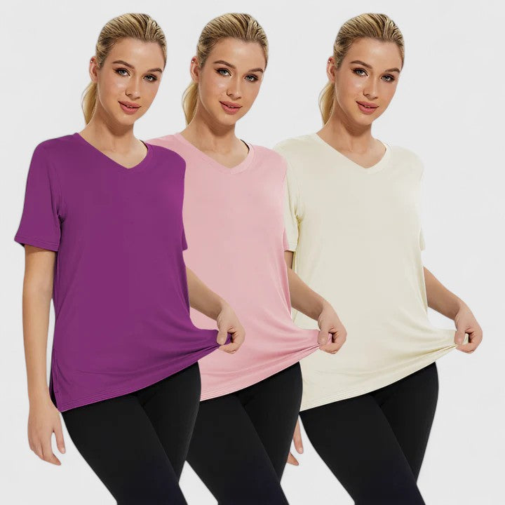 Samantha | Comfortabel T-shirt (Set van 3)