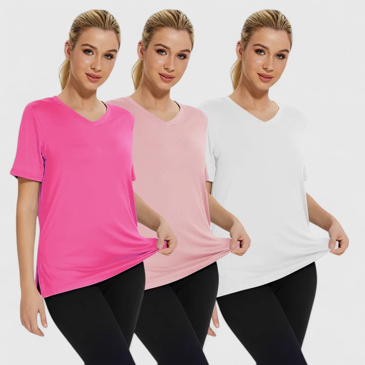 Samantha | Comfortabel T-shirt (Set van 3)
