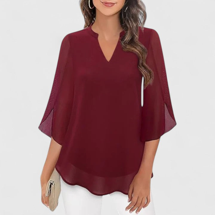 Ellie | Geraffineerde Blouse