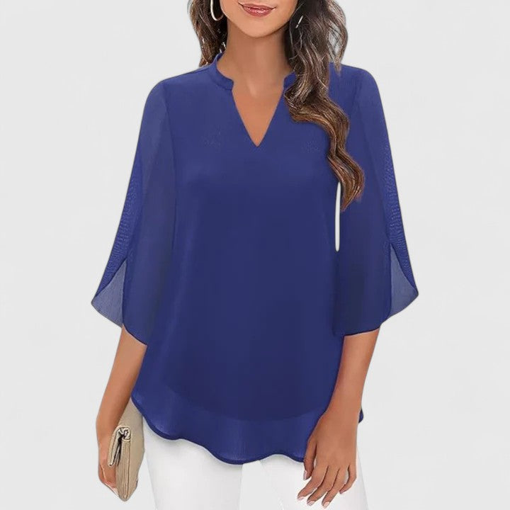 Ellie | Geraffineerde Blouse
