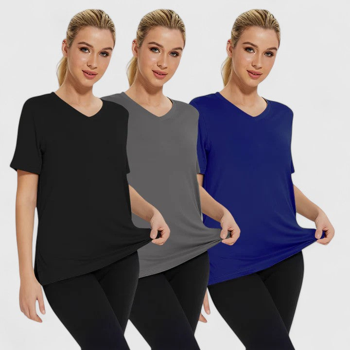 Samantha | Comfortabel T-shirt (Set van 3)