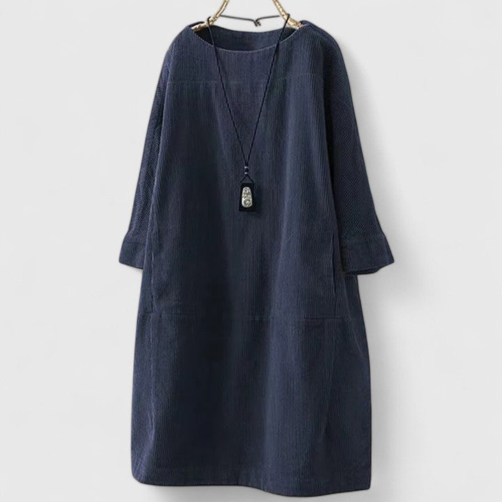 Lorra | Comfortabele Midi-jurk