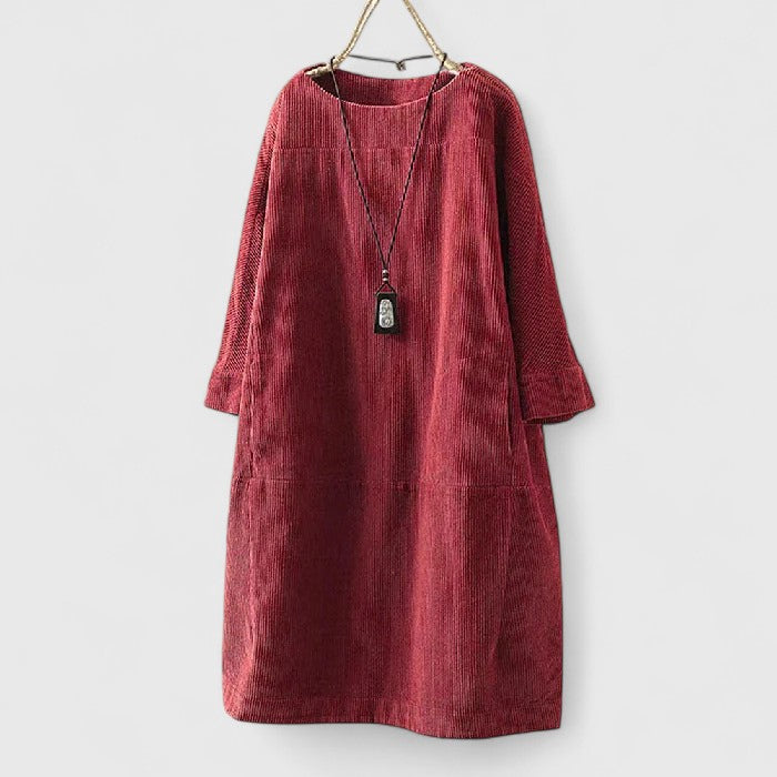 Lorra | Comfortabele Midi-jurk