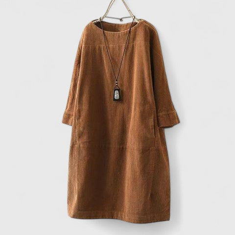 Lorra | Comfortabele Midi-jurk