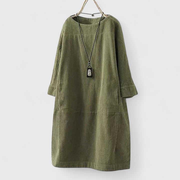 Lorra | Comfortabele Midi-jurk