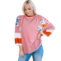 BAILEY™ – Lichtgewicht Patchwork Vleermuismouwentop