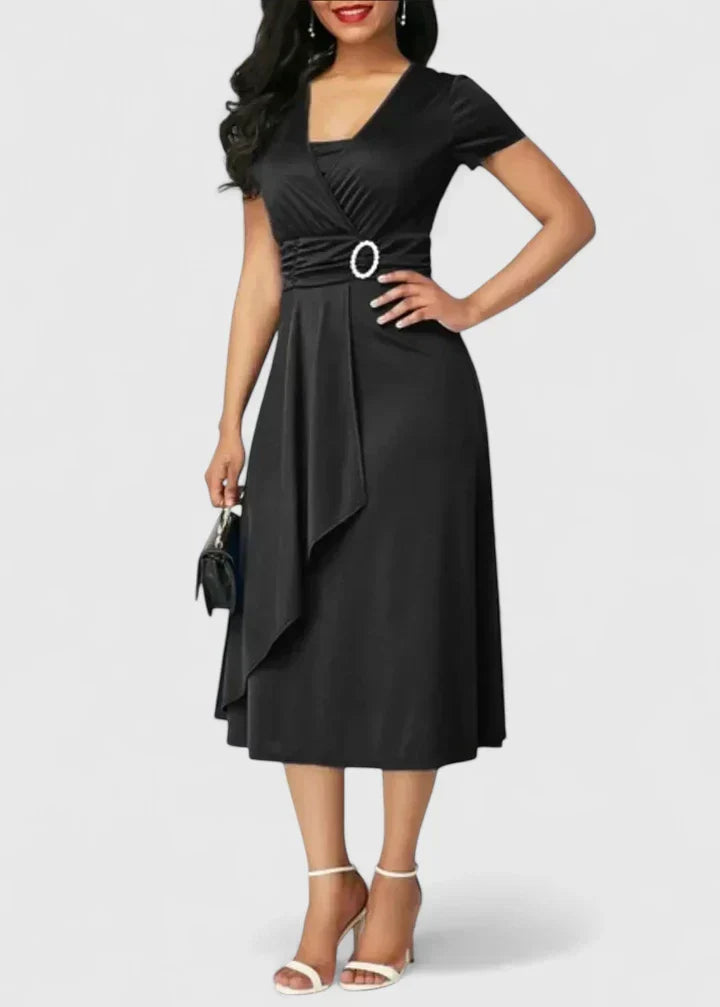Zhyrelle | Elegante Midi Jurk