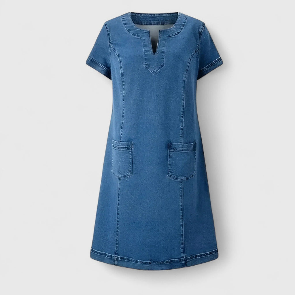 Christine | Elegante Jeansjurk