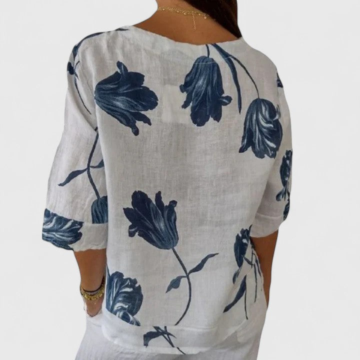 Isabel | Elegante blouse met bloemenprint