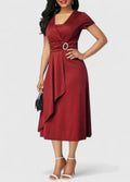 Zhyrelle | Elegante Midi Jurk