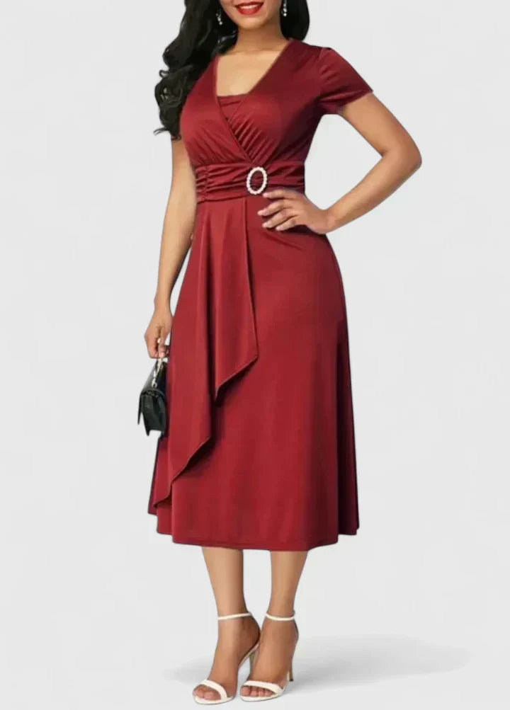 Zhyrelle | Elegante Midi Jurk