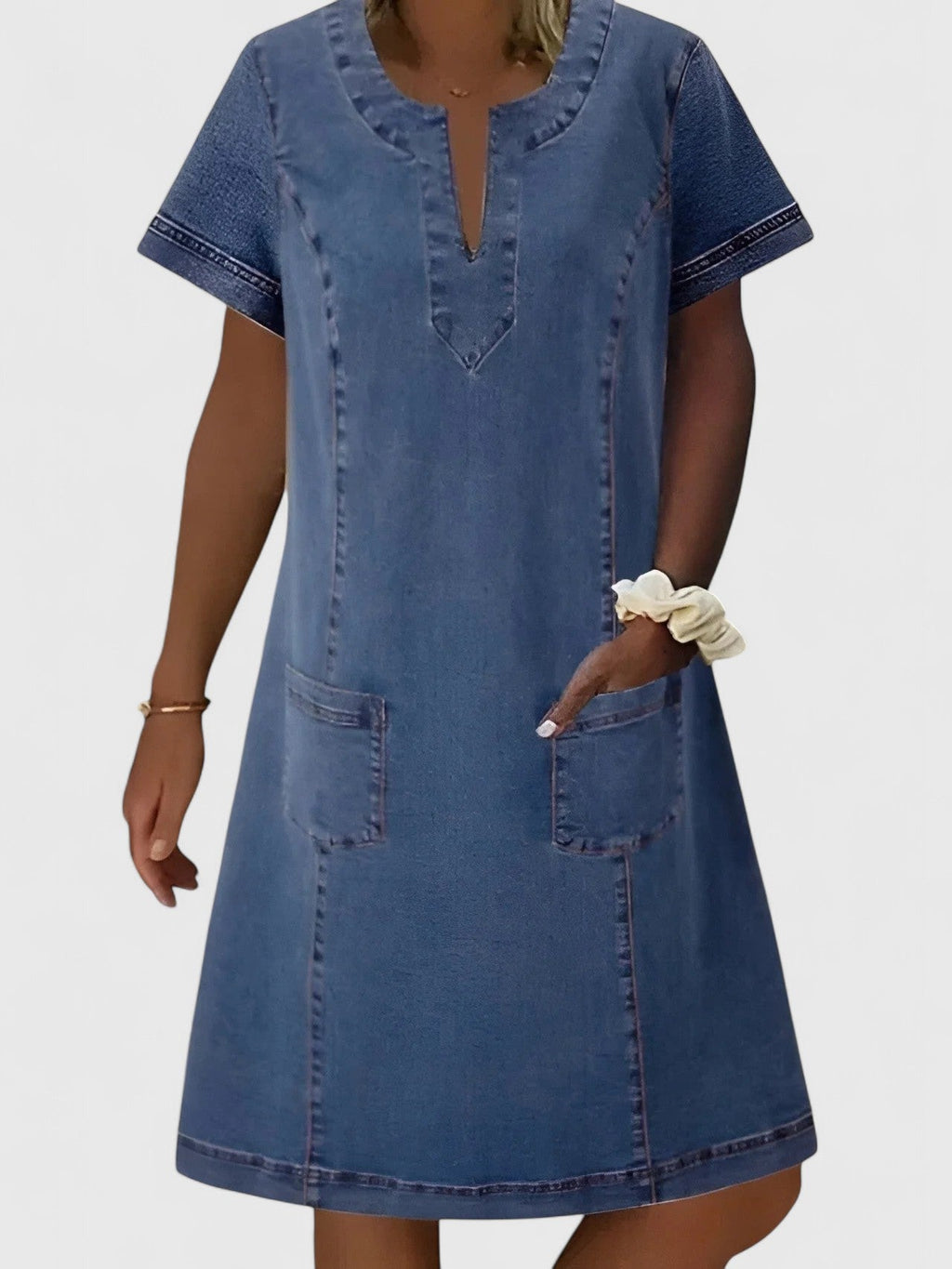 Christine | Elegante Jeansjurk