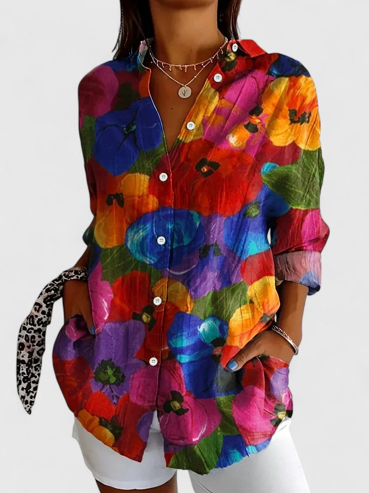 Anica | Blouse met knoopsluiting