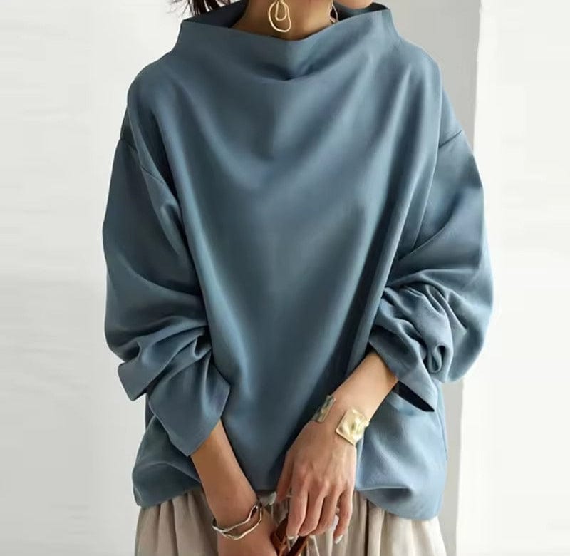 Laevynne | Casual top met hoge hals