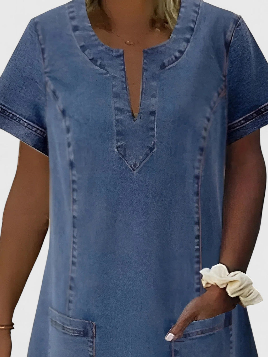 Christine | Elegante Jeansjurk