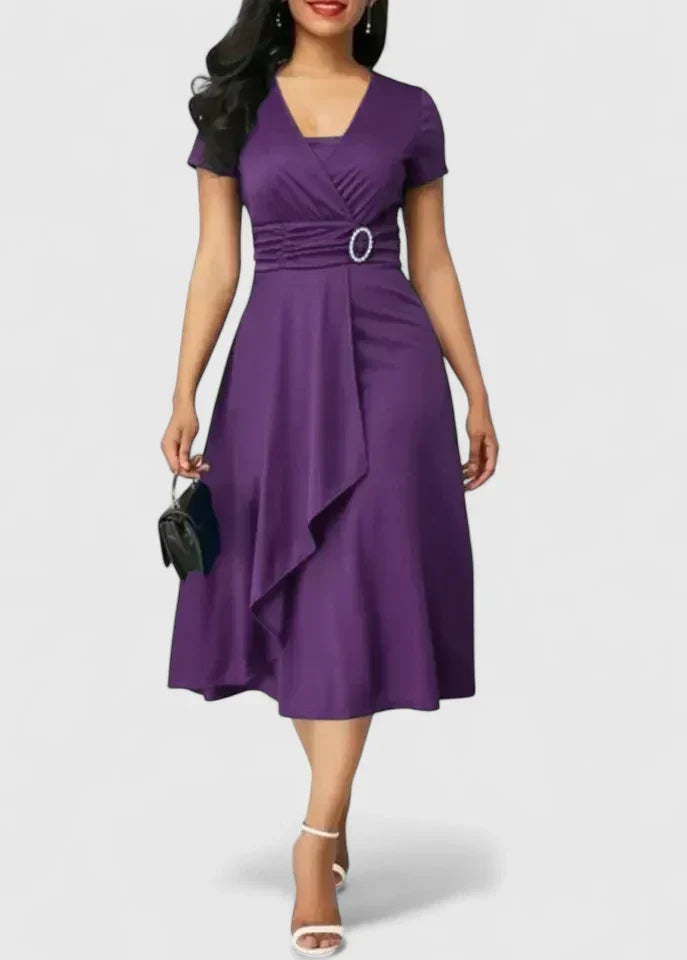Zhyrelle | Elegante Midi Jurk