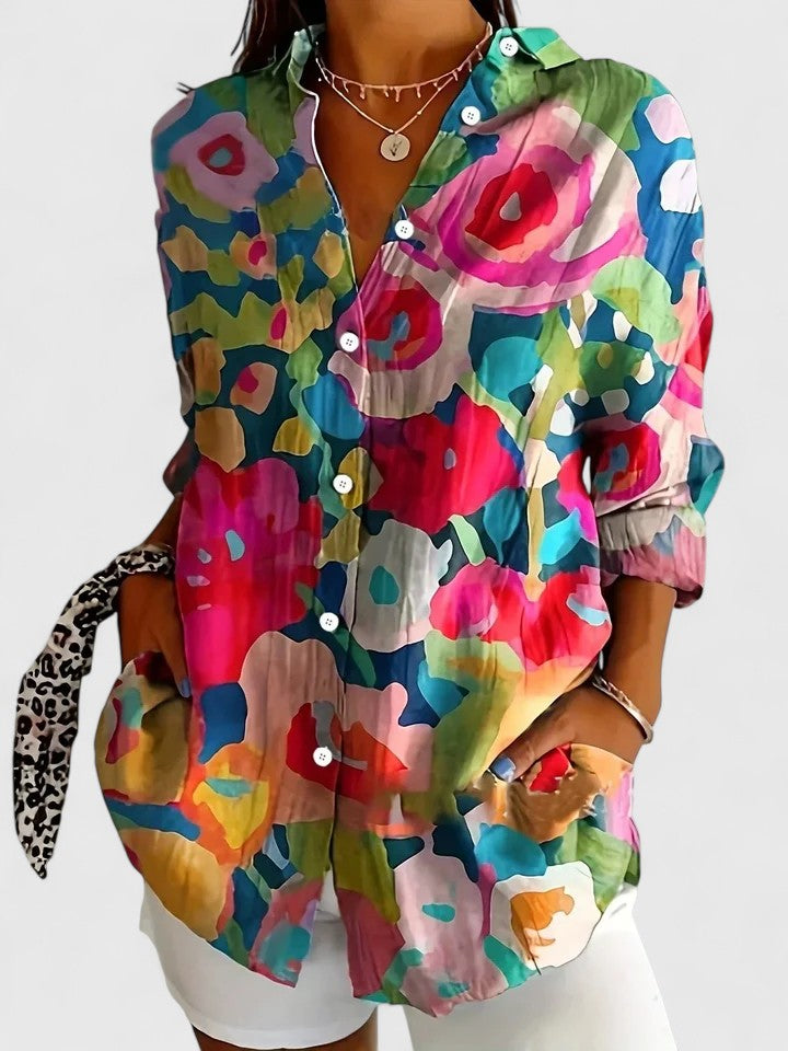 Anica | Blouse met knoopsluiting
